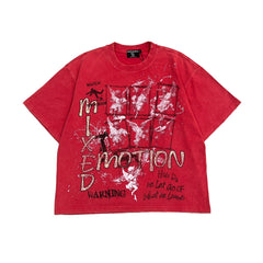 Mixed Emotions　Red “Crimson” Tee