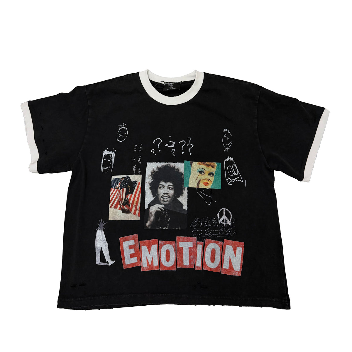 Mixed Emotions　Black “Static” Tee