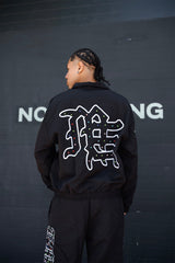 Mixed Emotions “ME” Rhinestone Nylon Jacket