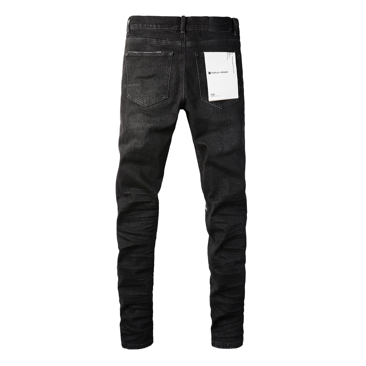 Purple Jeans Black New Mens Personality Fashion Ripped Jeans 9035