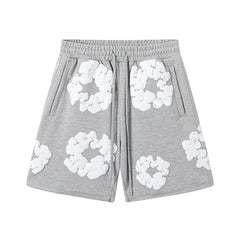 Denim Tears Casual Summer Shorts Grey