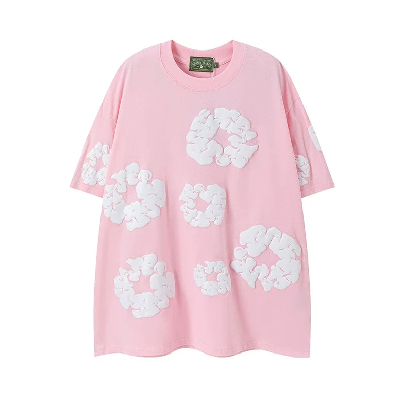 Denim Tears Kapok Foam Print Tee Pink