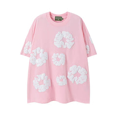 Denim Tears Kapok Foam Print Tee Pink