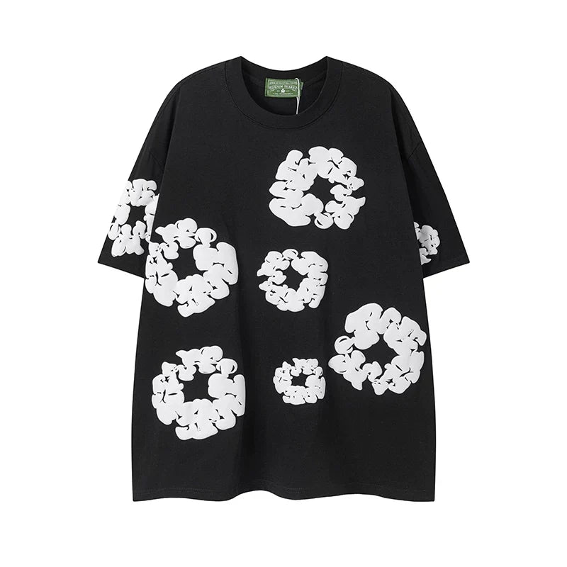 Denim Tears Casual Short Sleeve Tee Black