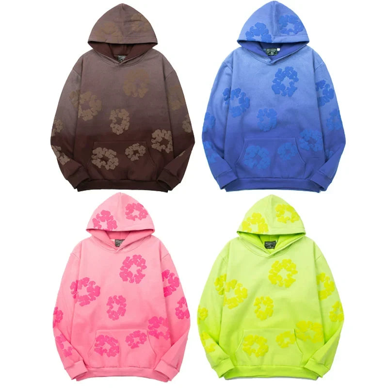 Denim Tears Vintage Fleece Hoodie Pink