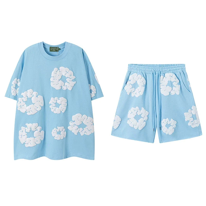 Denim Tears Stylish Kapok Shorts Blue