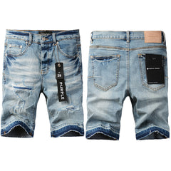 Purple Jeans Fashionable Blue Jean Shorts 5013 Featuring a Comfortable Fit and Modern Style