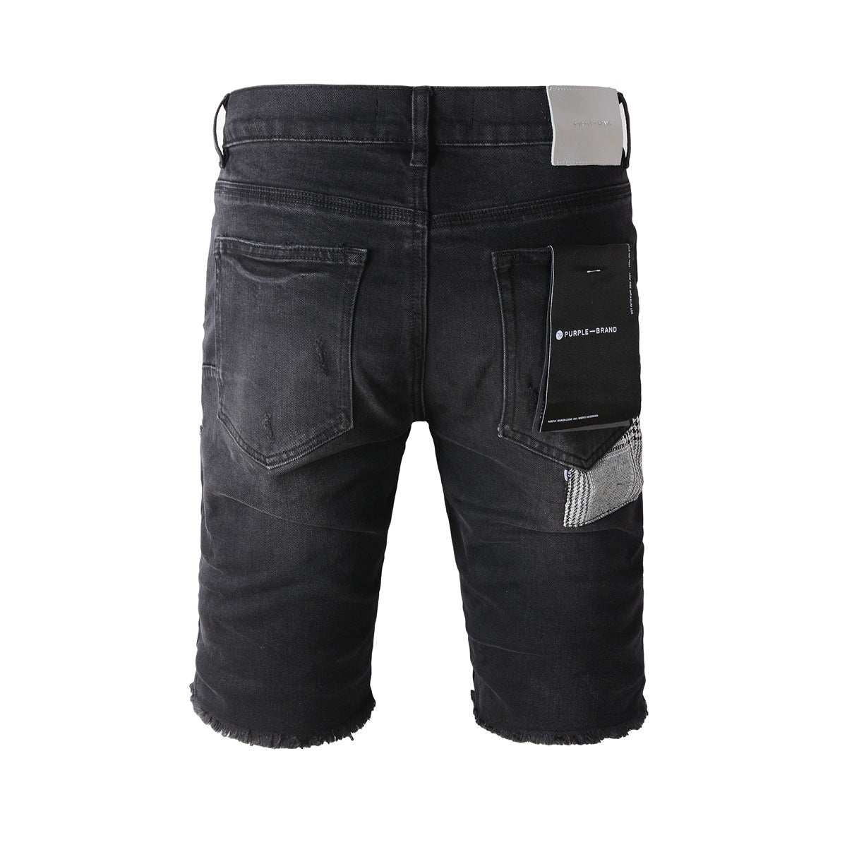 Purple Black Jean Shorts 5001 with Classic Style and Comfortable Fit