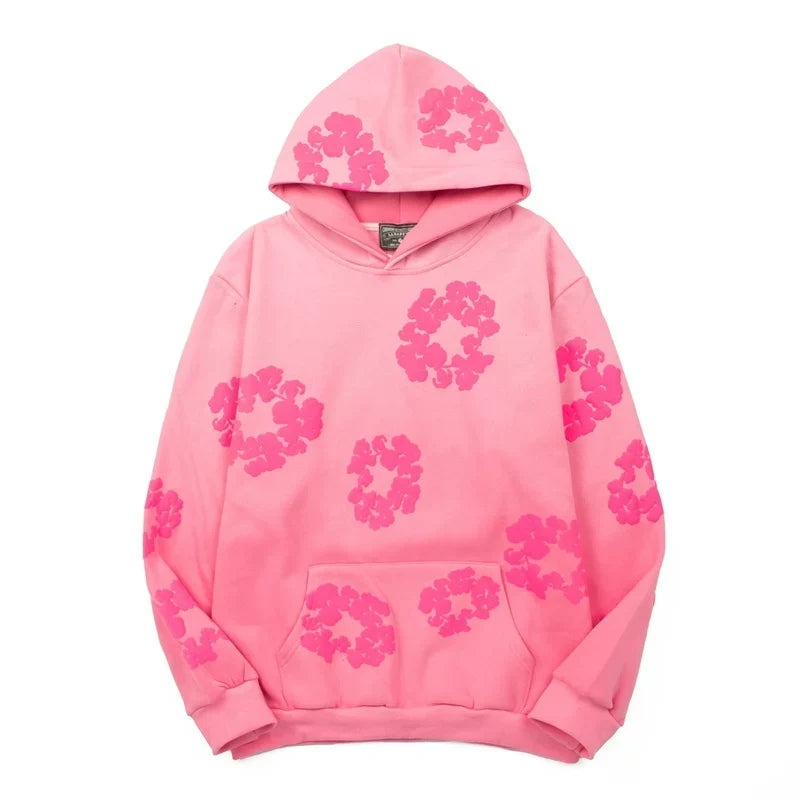 Denim Tears Vintage Fleece Hoodie Pink
