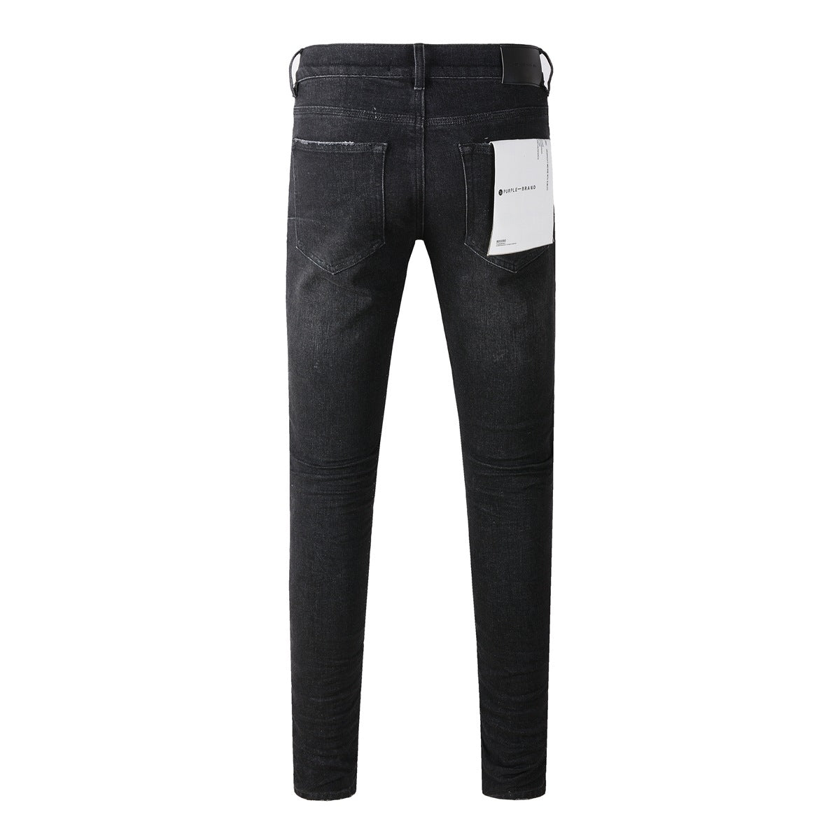 Purple Jeans Black New Mens Personality Fashion Ripped Jeans 9035