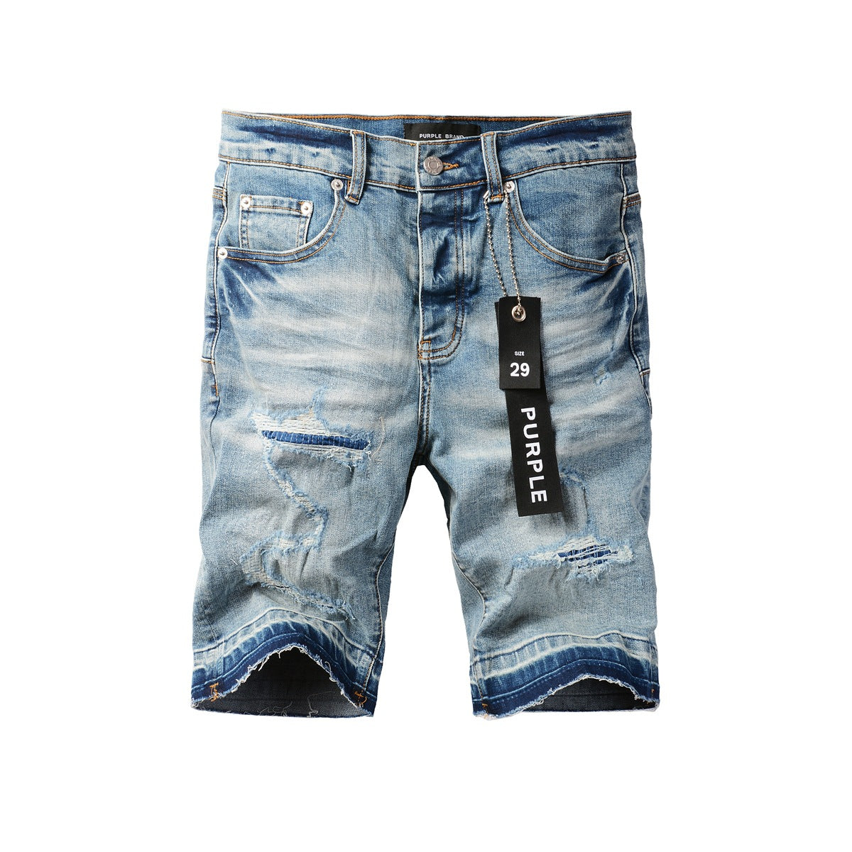 Purple Jeans Fashionable Blue Jean Shorts 5013 Featuring a Comfortable Fit and Modern Style