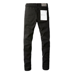 Purple Jeans High Street Black Ripped And Distressed 9022