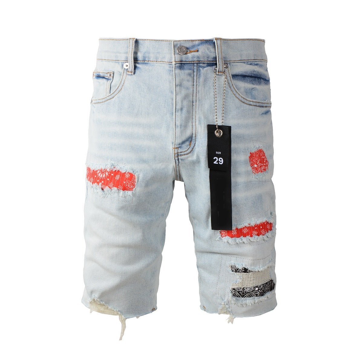 Purple Blue Jean Shorts 5065 with a Classic and Versatile Design for Any Summer Wardrobe