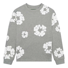 Denim Tears Cotton Wreath Grey Long Sleeve Tee
