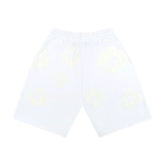 Denim Tears Mono Cotton Wreath Shorts White