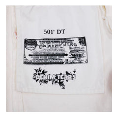 Denim Tears x Levi's Cotton Wreath Jeans White