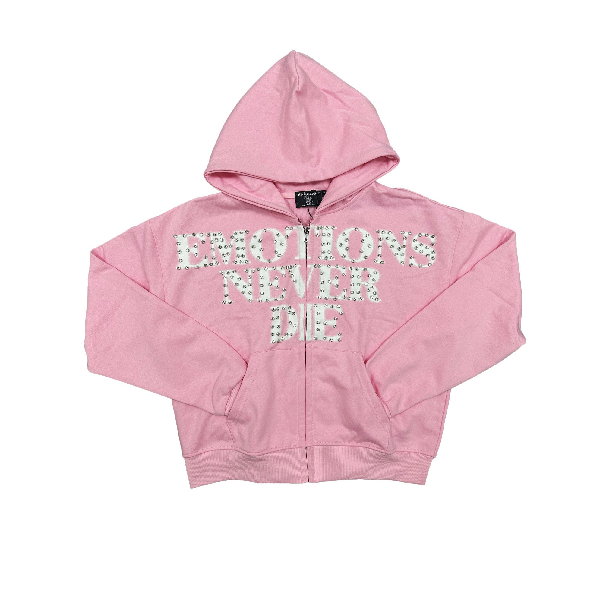 MIXED EMOTION Pink ‘End’ Hoodie